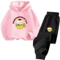 thumbnail image 4 of Conjunto de sudadera con capucha para niños y niñas de 3 a 14 años con estampado de dibujos animados de Pompompurin, estilo informal de calle kawaii, para deportes al aire libre, 4 of 4