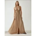 thumbnail image 6 of V-Neck A-Line Maxi Dress, 6 of 9