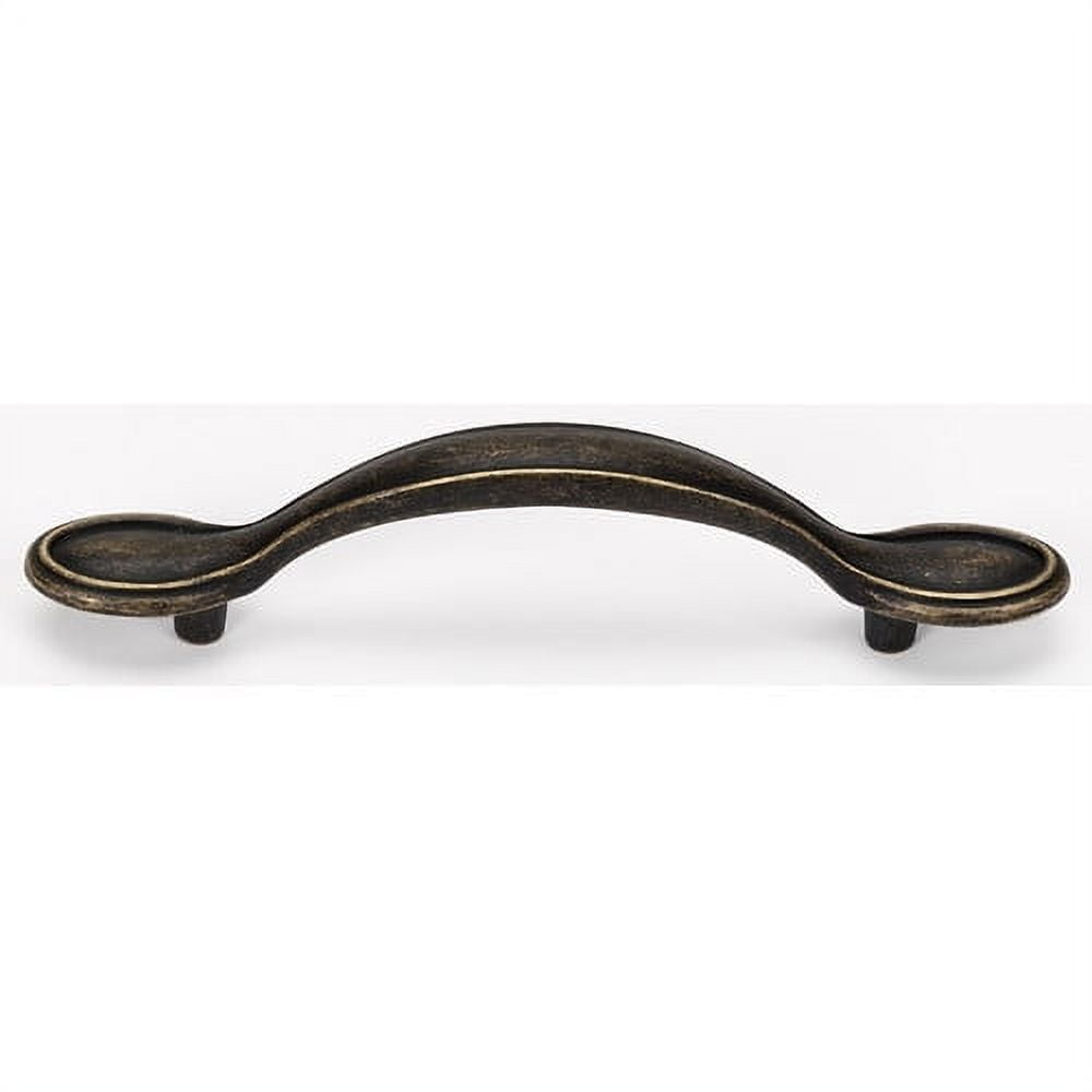 Classic Traditional 3 1/2" Center Arch Pull, Antique English