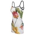 thumbnail image 5 of Ladies Elegant Sling Sleeveless Sexy Dress flowers, 5 of 6