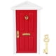 thumbnail image 5 of Puerta de la casa de mu?ecas, 1:12 Miniaturas de la casa de mu?ecas Puerta de Madera Colorido DIY Metal Madera Juguetes de casa de mu?ecas Hecho a Mano 3D Mini mu?ecas Muebles(Rojo) Unbranded YX02792-04, 5 of 7