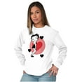 thumbnail image 3 of Betty Boop Cute Sassy Kissy Face Women's Long Sleeve T Shirt Brisco Brands S, 3 of 6