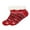 E, variant on HOMBOM Women's Cozy Slipper Socks with Grip Sole - Plush Warm Fleece Lined Non-Slip Christmas Socks