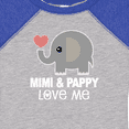 thumbnail image 4 of Inktastic Mimi and Pappy Love Me Boys or Girls Baby Bodysuit, 4 of 5