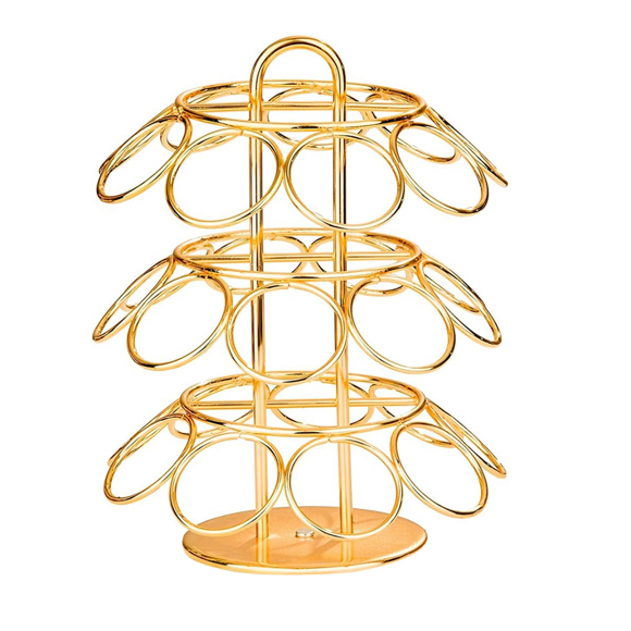 Coffee Pod Holder, K Cup Holders, Coffee Pod Storage Compatible with K Cups (27 Pods), Spins 360-Degrees Coffee Holder