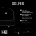 thumbnail image 6 of Men's New Era White San Francisco 49ers  Vacay Golfer Snapback Hat, 6 of 6