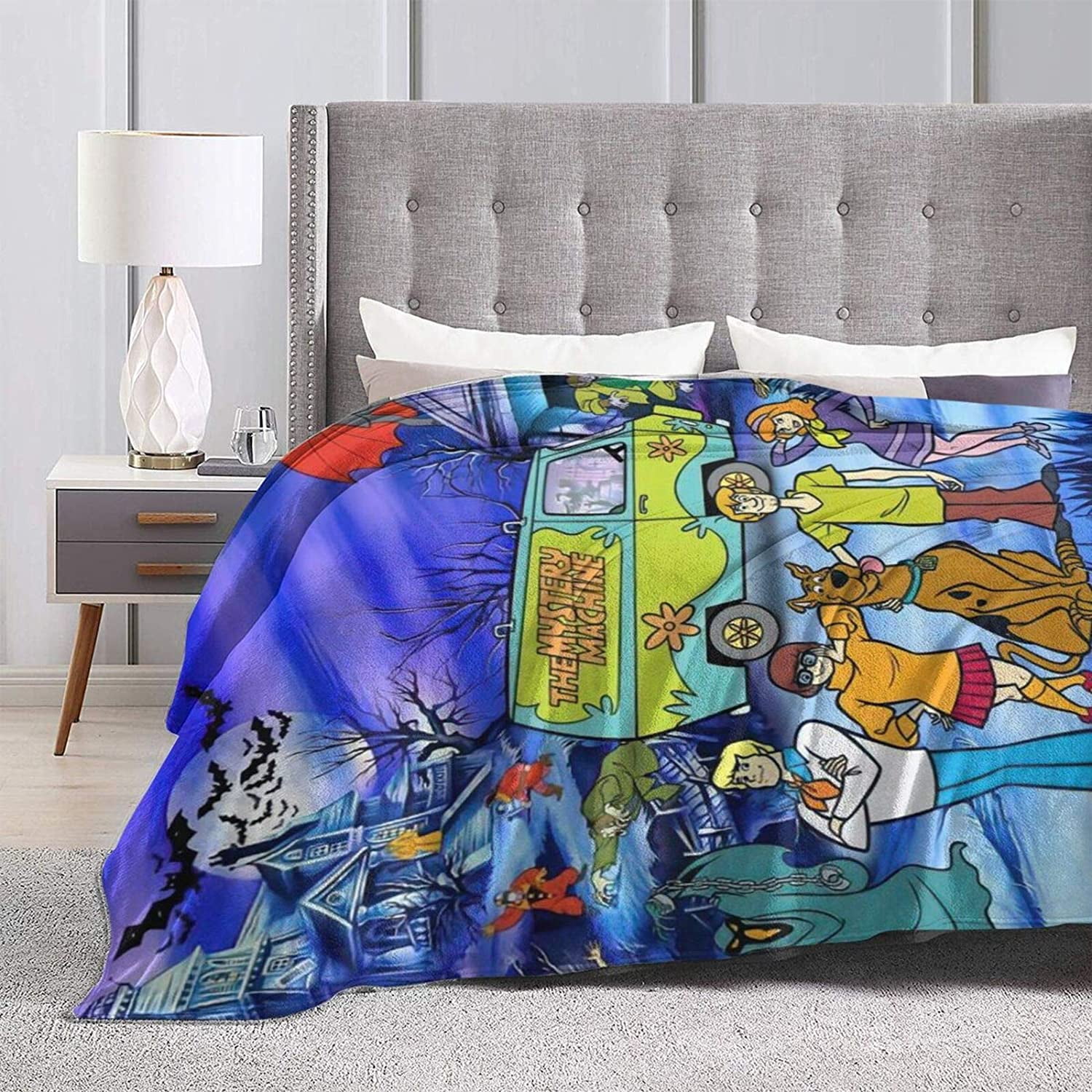 Scooby-Doo Blanket Warm Throw Blanket Unique Gifts Room Decor Blanket Soft Cozy Flannel Blanket 50"x40"