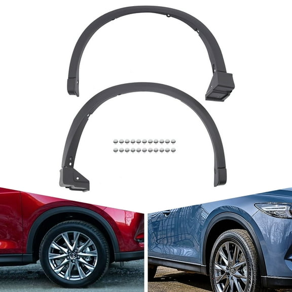 Fender Flares Set Fender Trim Set Front Left Right Fits for 2017-21 Mazda CX-5