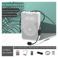 thumbnail image 2 of Portable Wireless Voice Amplifier Microphone Teaching Megaphone Little Bee Loudspeaker For Teacher Outdoor Tour Guide ,No Screeching Distortion, 2 of 7