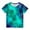 Multicolor 5, variant on YANHAIGONG Cute Galaxy Tie Dye Shirts for Girls,3-14 Years Kid Girls Tie Dye Graphic Crop Tee,Colorful Round Neck Short Sleeve Casual Summer Blouses,Cute Tee Shirt Tops