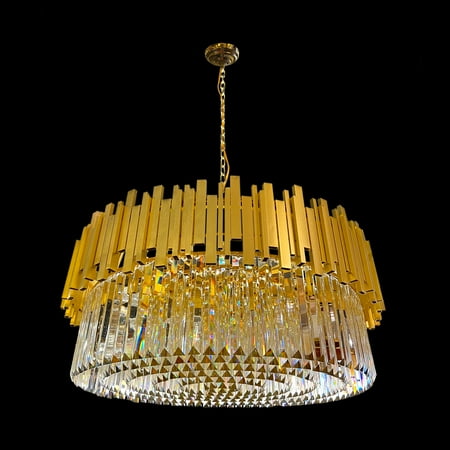 

Luxury 32 Wide Crystal 12-Light Chandelier