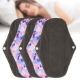 thumbnail image 1 of Serviettes Menstruelles Lavables, Serviette Sanitaire de Fine Facture, Réutilisable, Forte Absorption d'Eau, Imperméable, Anti-Fuites, Confortable pour la Maison, pour Sorties, pour Femmes M21, 1 of 7