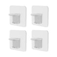 thumbnail image 1 of Maoww Shelf Support Holders Free-punching Removable Rack Pegs Plastic Wardrobe Partition Brackets Cabinet for Bathroom Bedroom Type 1, 4pcs, 1 of 7