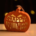 thumbnail image 3 of Calabaza De Madera De Halloween Con Cordón Lámpara De Calabaza Decorativa De Madera Decoraciones De Halloween Para Interiores Y Exteriores Moyic HA045050-04, 3 of 6