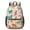 Striped Multicolor Cat, variant on Red and White Cat and Bird Yellow 17" School Backpacks for Teens,Waterproof Oxford Fabric,S-Shape Padded Straps for School,Travel,Hiking,Camping