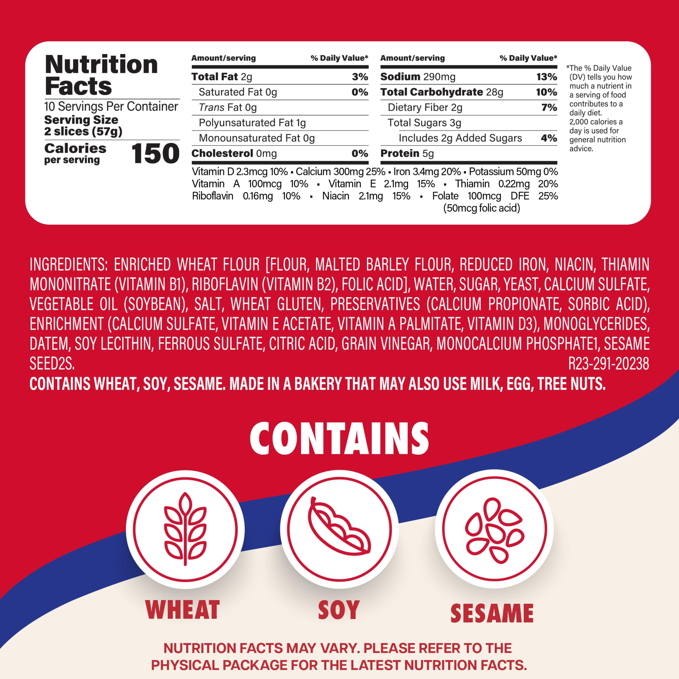 Sara Lee White Bread, Half Loaf, 12 oz, Sandwich Bread, Bag
