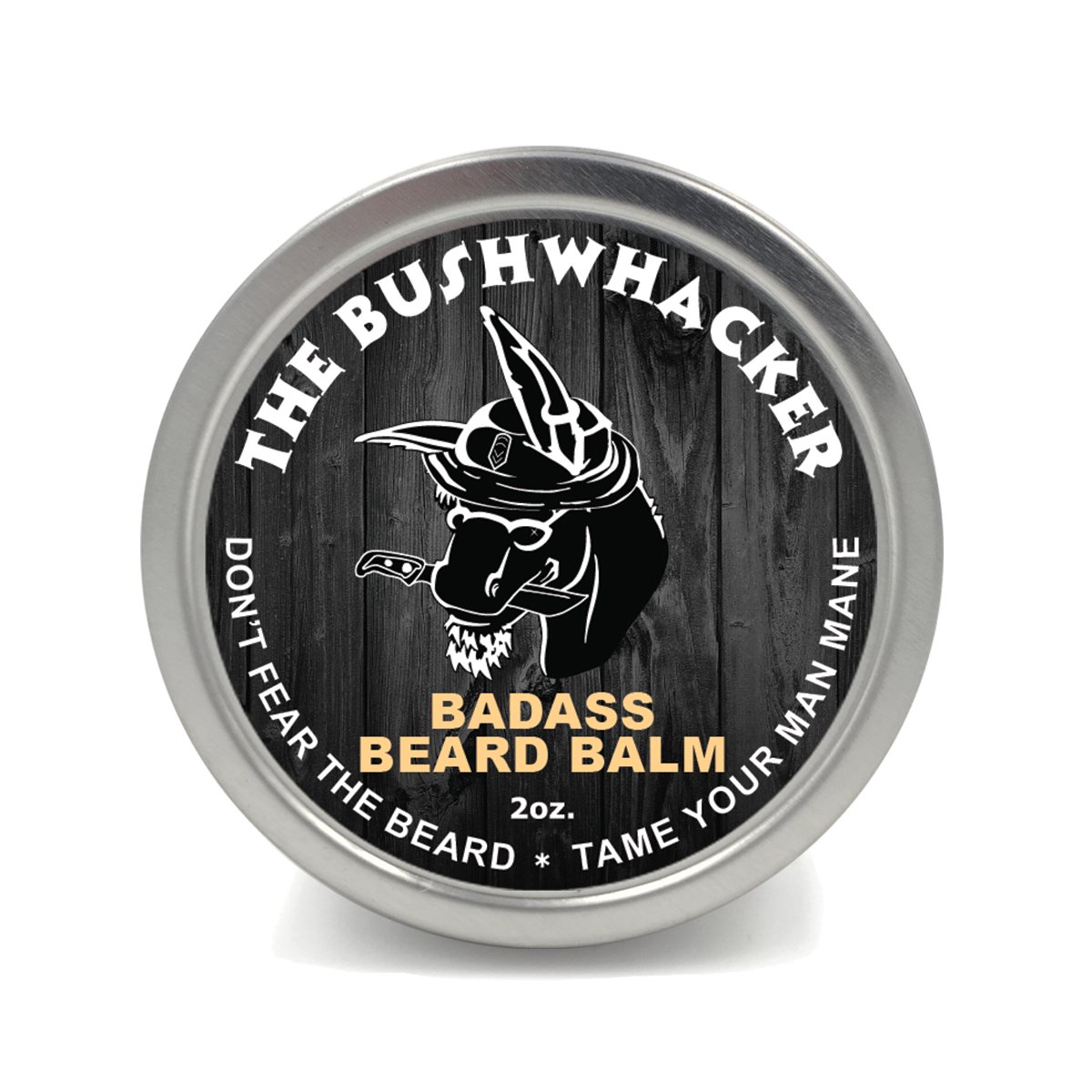 Badass Beard Care Beard Balm The Bushwhacker Scent, 2 oz All