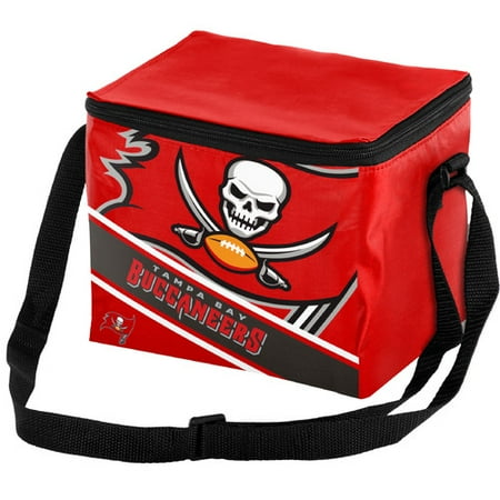 - Forever Collectibles Big Logo Stripe 6 Pack Cooler, Tampa Bay Buccaneers