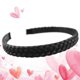 thumbnail image 3 of Braid Braided Hair Plaited Braided Headband Hair Accessioeies for Women Girls (Black), 3 of 3