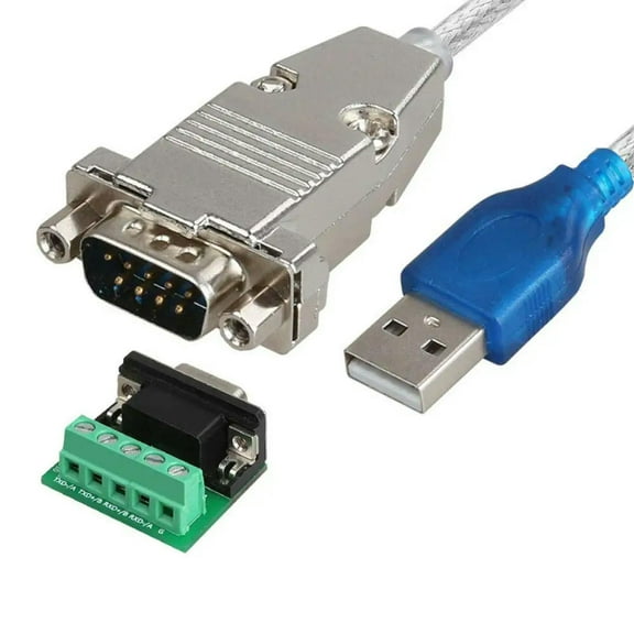 FOR 1.5M USB 2.0 to RS485 RS-485 RS422 RS-422 DB9 COM Serial Port Device Converter Adapter Cable CH340 ZT485 Chipset
