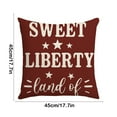 thumbnail image 3 of Moocorvic 4th of July Decorations Outdoor Pillow Covers 18x18 American Flag Patriotic Pillowcase Decor for Sofa, 3 of 7
