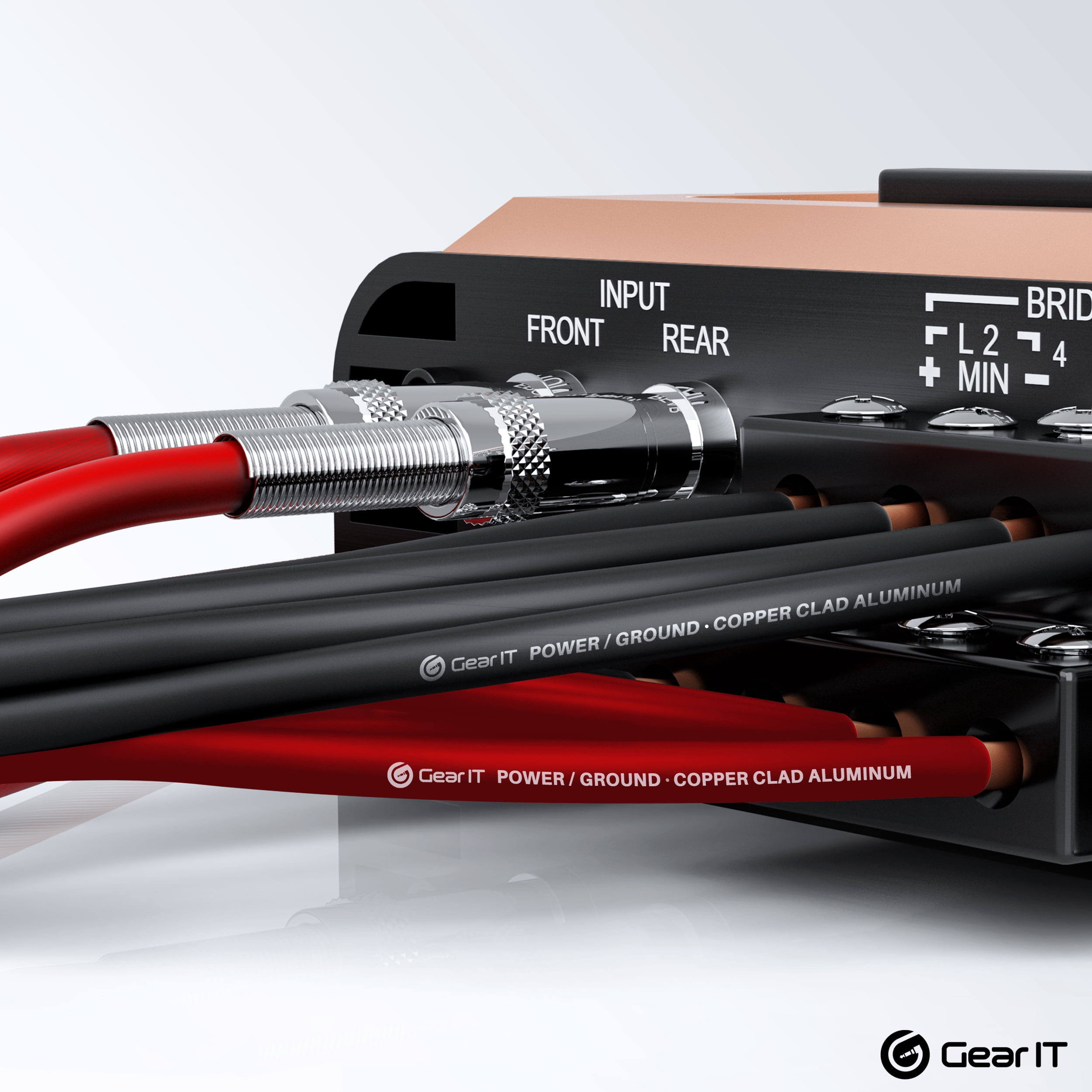 GearIT Primary Automotive Wire 10 Gauge (50ft Each - Black/Red) Copper Clad Aluminum CCA - Power/Ground for Battery Cable, Car Audio, Wire, Trailer Harness, Electrical Wire - 100 Feet Total