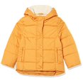 thumbnail image 1 of Essentials Toddler Girls Heavyweight Hooded Puffer Jacket, Golden Yellow, 3T, 1 of 2