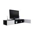thumbnail image 1 of Repisa Escritorio Flotante con Puertas para TV Minimalista DECOMOBIL  RTVF-120X30-NM/BA, 1 of 4
