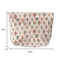 thumbnail image 3 of Bolso de cosméticos floral Bolso de maquillaje informal para mujer Bolso organizadora (patrón dos), 3 of 8