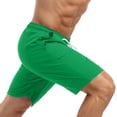 thumbnail image 4 of POTETI Men's Swim Shorts Quick Dry Solid Beach Casual Board Shorts Swimsuit, 4 of 5