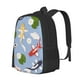thumbnail image 1 of Balery Colorful Koi Fish Mochila para hombre y mujer - Tela Oxford 600D resistente - Gran capacidad, resistente al agua, ideal para la escuela, viajes y senderismo, 1 of 6