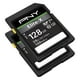 thumbnail image 2 of Tarjeta de memoria PNY Elite-X de 128 GB, SDXC, clase 10 U3 V30, paquete de 2, 2 of 8