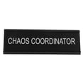 thumbnail image 5 of FRCOLOR L-shaped Aluminum Alloy Desk Plaque for Mediator Position Office Supply Funny Office Sign Chaos Coordinator Decorative Sign, 5 of 7