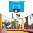 thumbnail image 6 of Mini Trampoline Basketball Hoop for Outdoor, Trampoline Attachment Accessory with Basketball Pump, Breakaway Rim for Dunking Basketball Frame , 69cm Colored Ball, 6 of 8