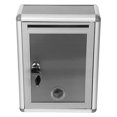 thumbnail image 1 of secure donation box wall mounted for schools and offices, 1 of 4