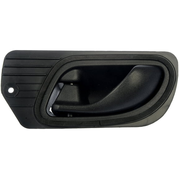Dorman 80658 Front Driver Side Interior Door Handle for Specific Ford Models, Black; Textured