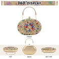 thumbnail image 2 of LHSHID Women Crystal Clutch Purse Rhinestone Evening Handbags for Wedding Party, 2 of 6