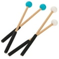 WSTEER 2 Pairs of Tongue Drum Drumsticks Percussion Instrument Sticks