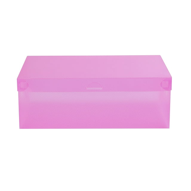 RXIRUCGD Boîte à Chaussures de Rangement Transparente Épaissie à Rabat pour Hommes et Femmes P Boîte à Chaussures Pliable en Plastique Boîte de Rangement pour Enfants Boîte de Rangement