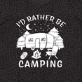 thumbnail image 4 of Inktastic I'd Rather Be Camping Women's Plus Size T-Shirt, 4 of 5