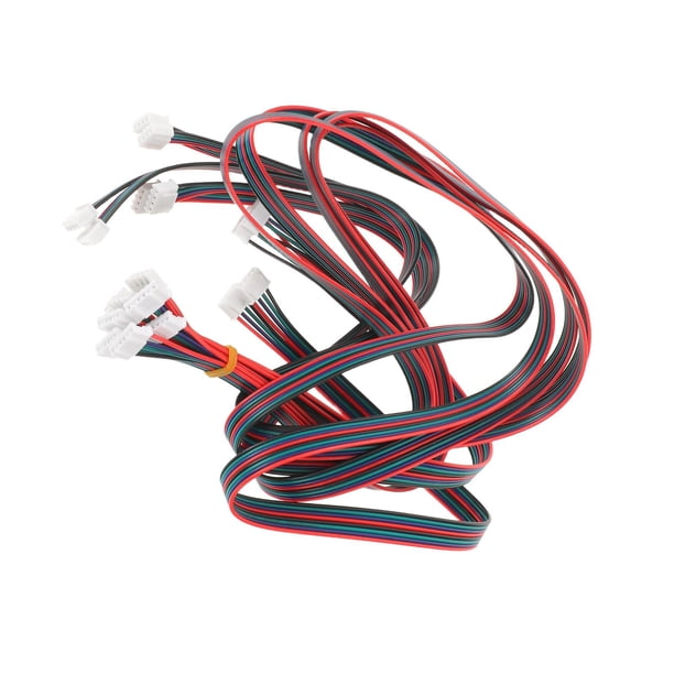 BESTYASH 10Ud Cable De Motor Para Impresora 3D Compatible Con Nema 17 Xh2.54 4 Pines A 6 Pines Multicolor