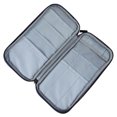 thumbnail image 4 of Estuche organizador para agujas de tejer y ganchillo, bolsa con cremallera (azul oscuro), 4 of 6