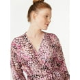 thumbnail image 4 of Joyspun Women’s Sleepwear Mesh Trim Knit Robe, Sizes S/M to 2X/3X, 4 of 5