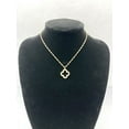 thumbnail image 2 of Time and Tru Gold Plated Clover Pave Stones Pendant Necklace with Lobster Clasp, 2 of 3