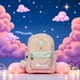thumbnail image 2 of Mochila Escolar Personaje Anime Sakura Cardcaptor color Coral, 2 of 8