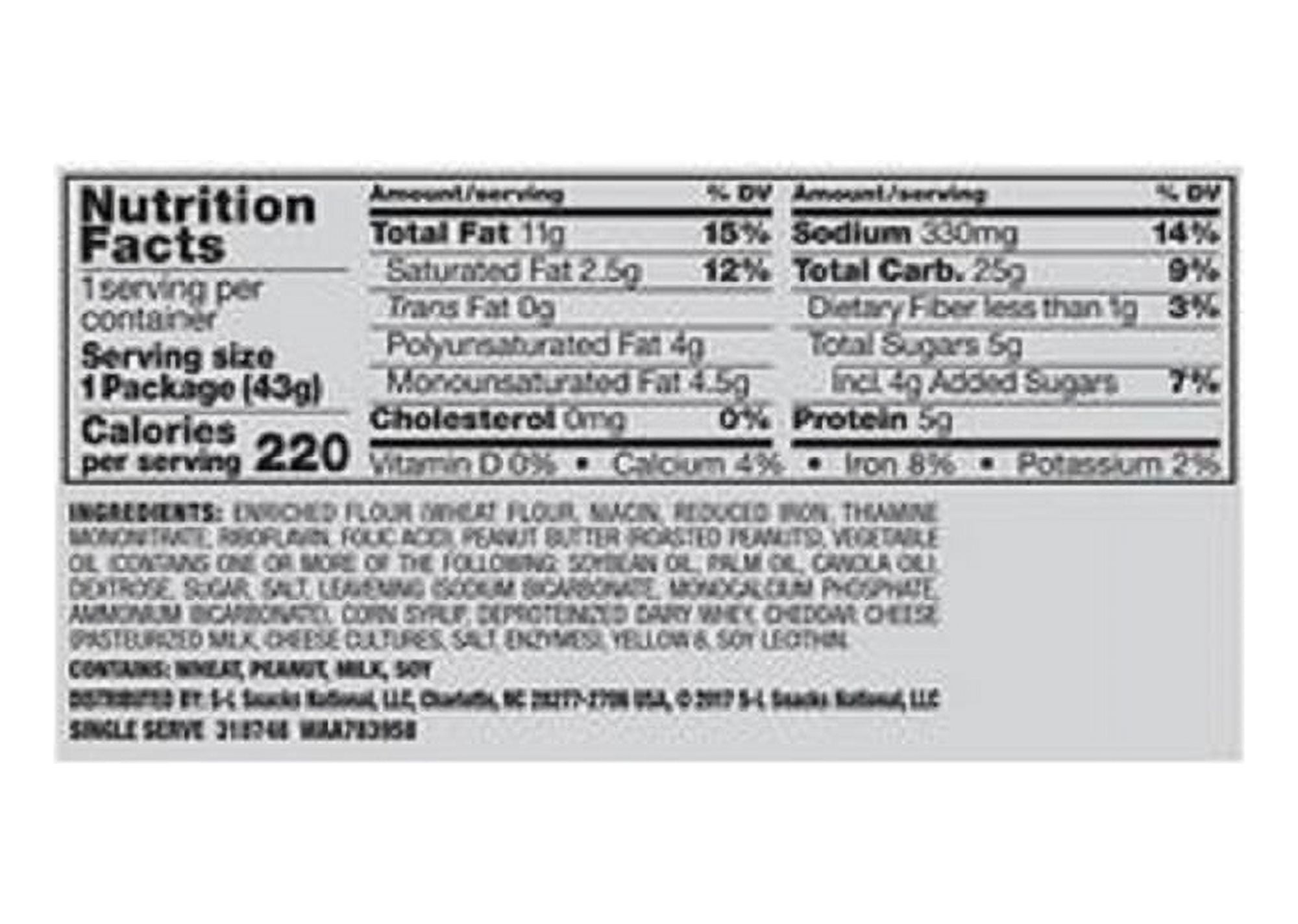 Lance Toast Chee Peanut Butter Crackers (40 ct.)