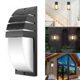 thumbnail image 1 of Luces Led Para Porche De Plástico Y Aluminio, Decoración Elegante Para El Hogar, Lámpara De Pared Impermeable Para Jardín, Pasillo, Balcón, Pasillo, Puerta Inevent HA027413-03, 1 of 5