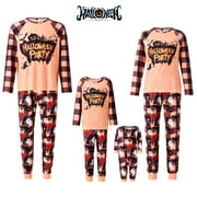 PUDCOCO Family Halloween Pajamas Halloween Pajamas Women