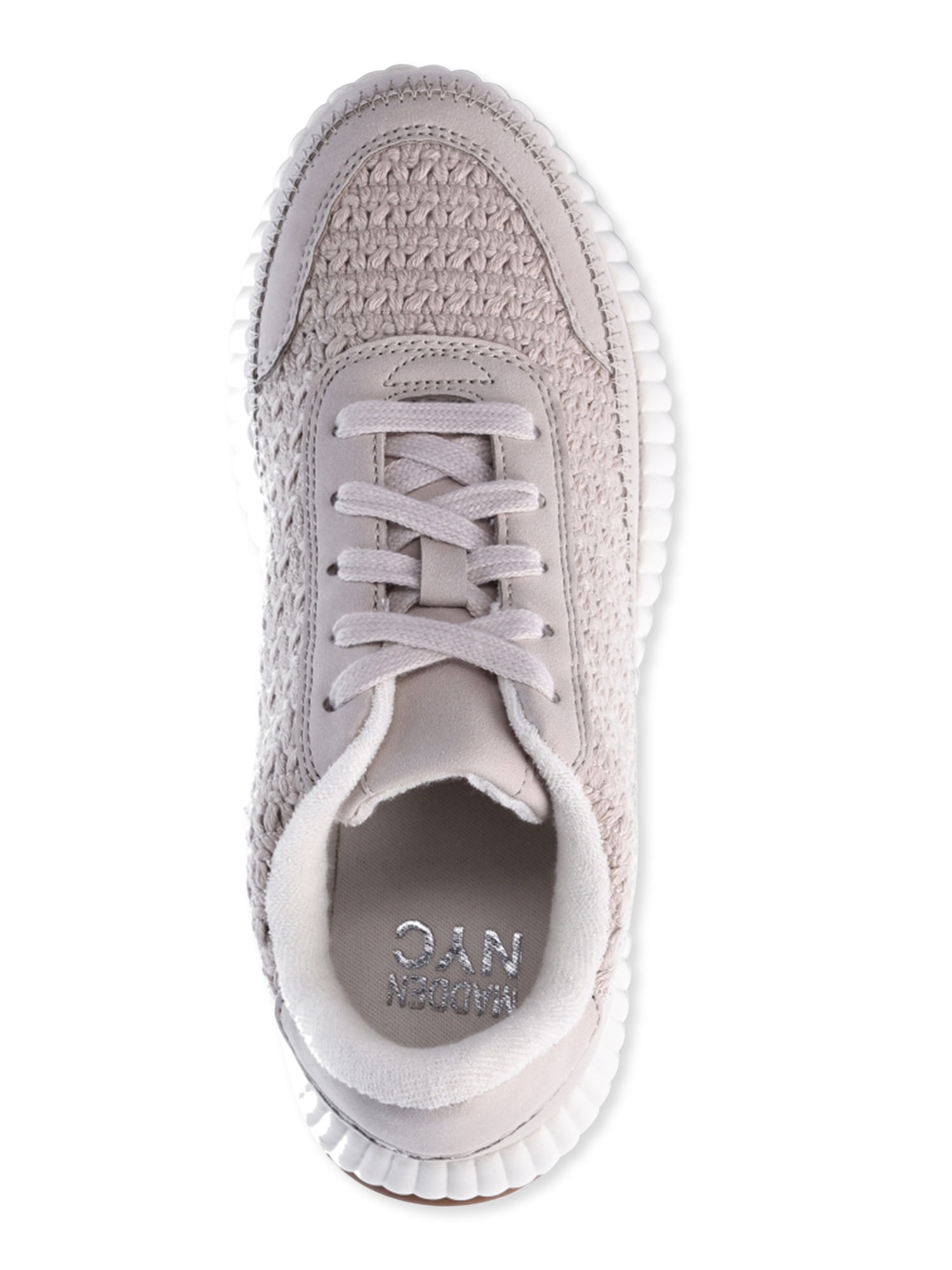 Madden NYC Women's Disco Platform Lace-Up Sneakers