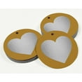 thumbnail image 3 of Inkdotpot Real Silver Foil Made With Love Wedding Tags Favor Hang Paper Tags 50 Pieces, 3 of 6